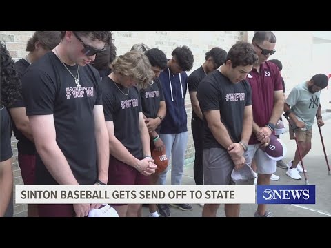 Sinton baseball gets send off to state