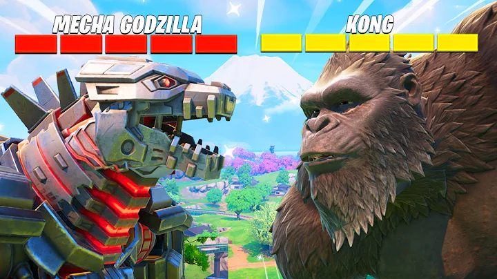 The *KONG vs MECHA GODZILLA* Challenge in Fortnite