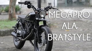 #RIDINGIMPRESSION | MODIFIKASI HONDA MEGAPRO ALA BRATSTYLE / JAPSTYLE | MOTOVLOG