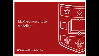 LLM-powered Topic Modeling