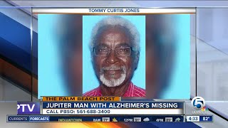 77-year-old man with Alzheimer's missing