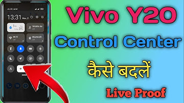 Mi Control Center On Vivo Y20 || How To Change Mi Control Center On Vivo Y20 In Hindi || By Kishan |