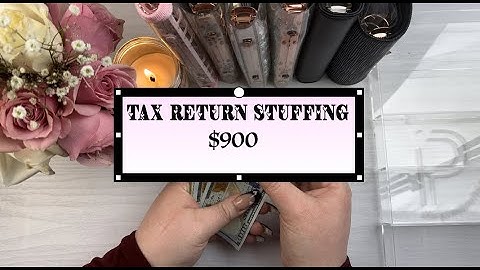 2022 TAX RETURN STUFFING 💕🥀| SAVINGS CHALLENGES | SINKING FUNDS | CASH ENVELOPES |