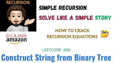 Construct String from Binary Tree | Amazon | Leetcode 606
