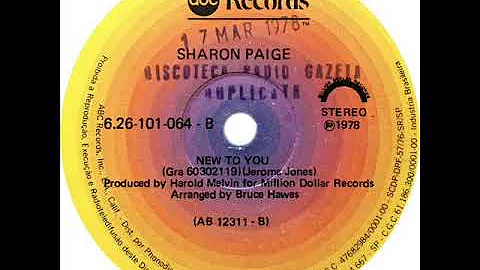 Sharon Paige - New To You