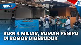 TENSIONS BOIL OVER! Dozens of Victims Storm House of Alleged Investment Scam Perpetrator in Bogor!