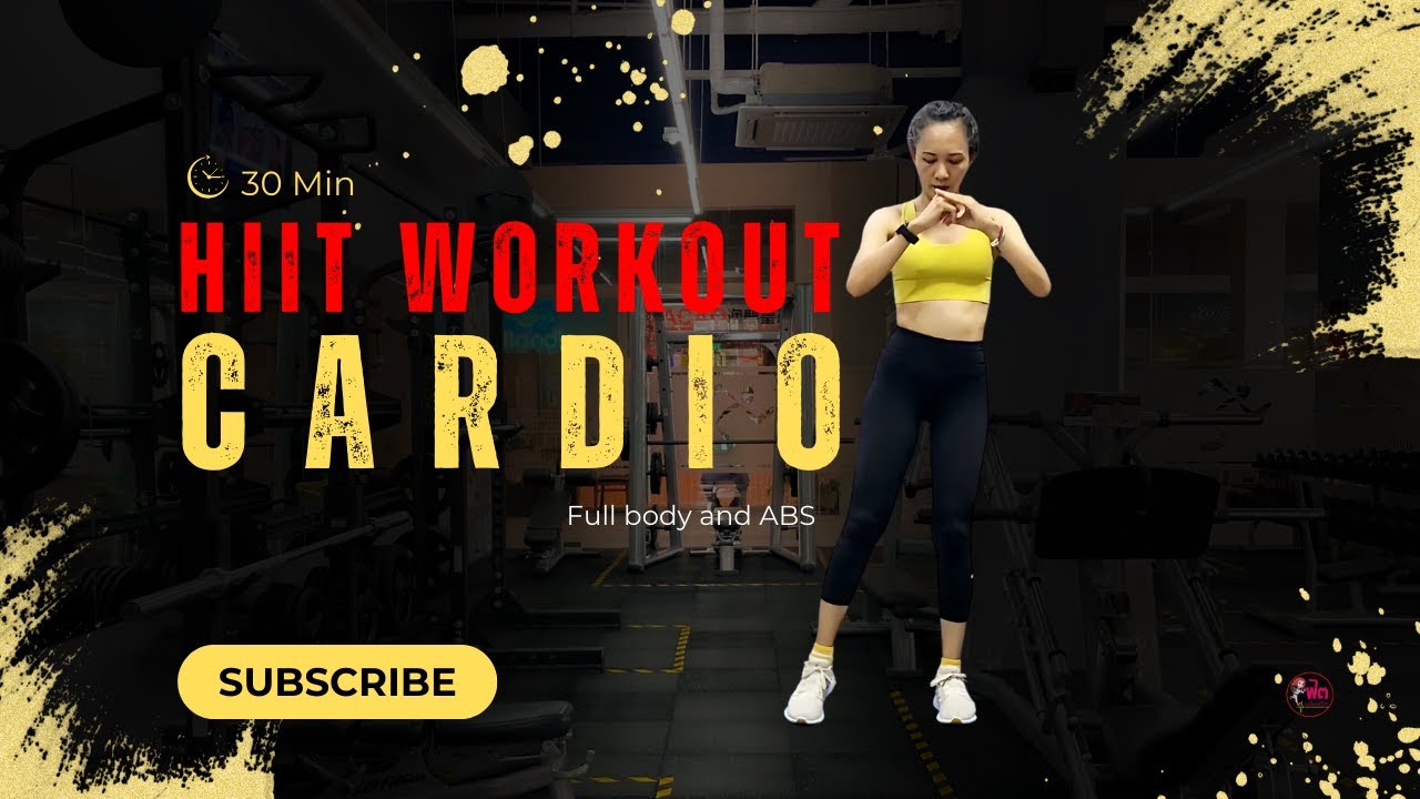 30 Min Cardio Full Body + ABS HIIT Workout, High intensity - YouTube
