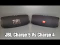 JBL Charge 4 VS Charge 5 Bluetooth Speakers - 4K Review
