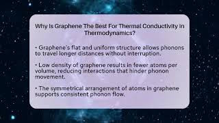 Why Is Graphene The Best For Thermal Conductivity In Thermodynamics? - Thermodynamics For Everyone