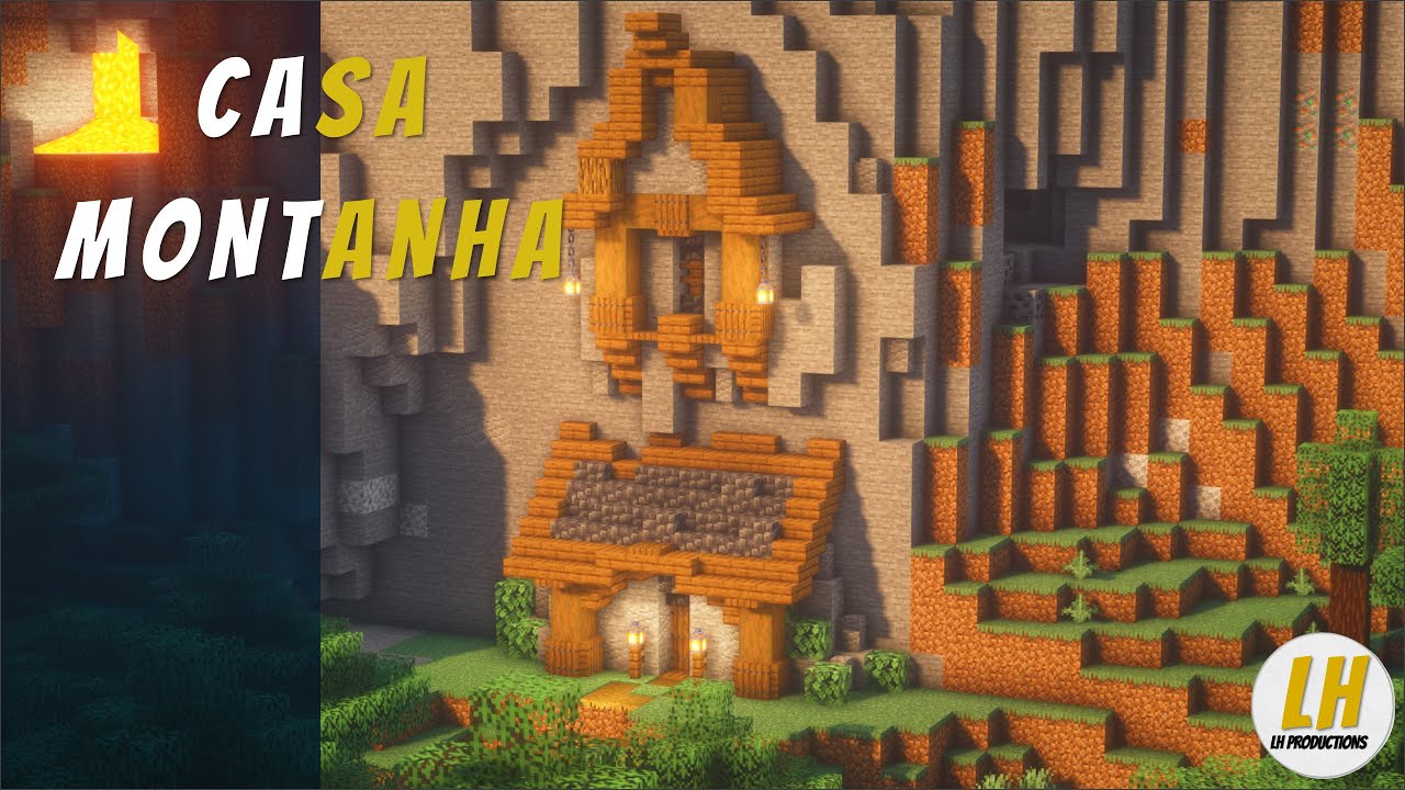 Mountain House/Casa na Montanha - Minecraft Tutorial #Minecraft