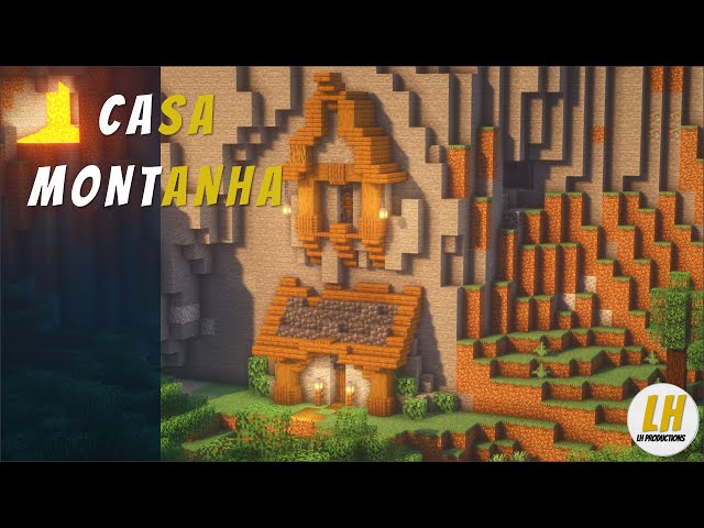 Minecraft: CONSTRUA UMA CASA NA MONTANHA! 