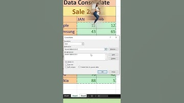 🔥Data Consolidate in excel 👍🔥👏👀👀👀#excel #exceltips #exceltutorial #shorts #msexcel #microsoftexcel