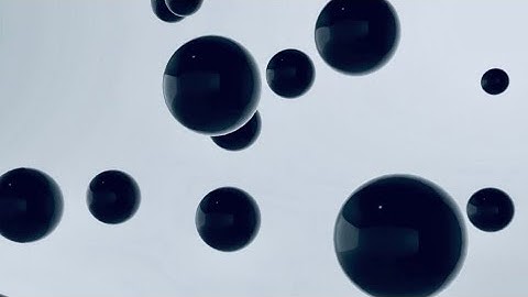 3D Black Balls Animated Background video , No Copyright || Stock Footage