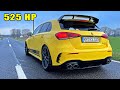 525hp amg a45 rs by posaidon  drift pov  straight pipe sound