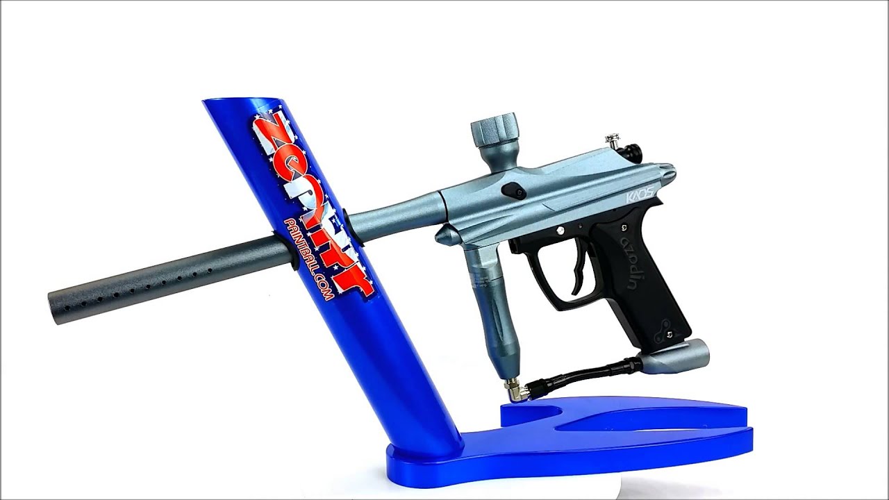 Azodin Kaos Semi Auto Paintball Marker Gunmetal Blue ZephyrPaintball