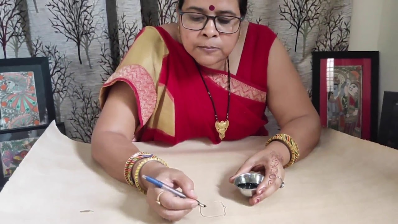 Tribal Art Series - Madhubani Painting.