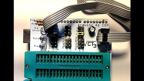 Using arduino as isp 4.0 shield