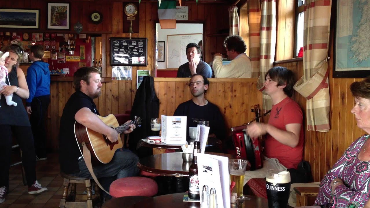 An early afternoon moment with Peadar King in the Doonmore on Inishbofin