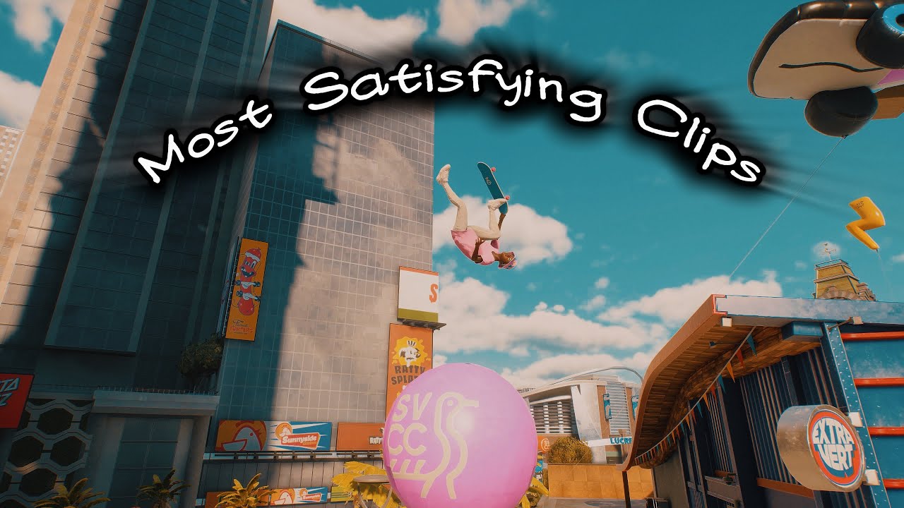 Most Satisfying Trickline Clips On Skate.