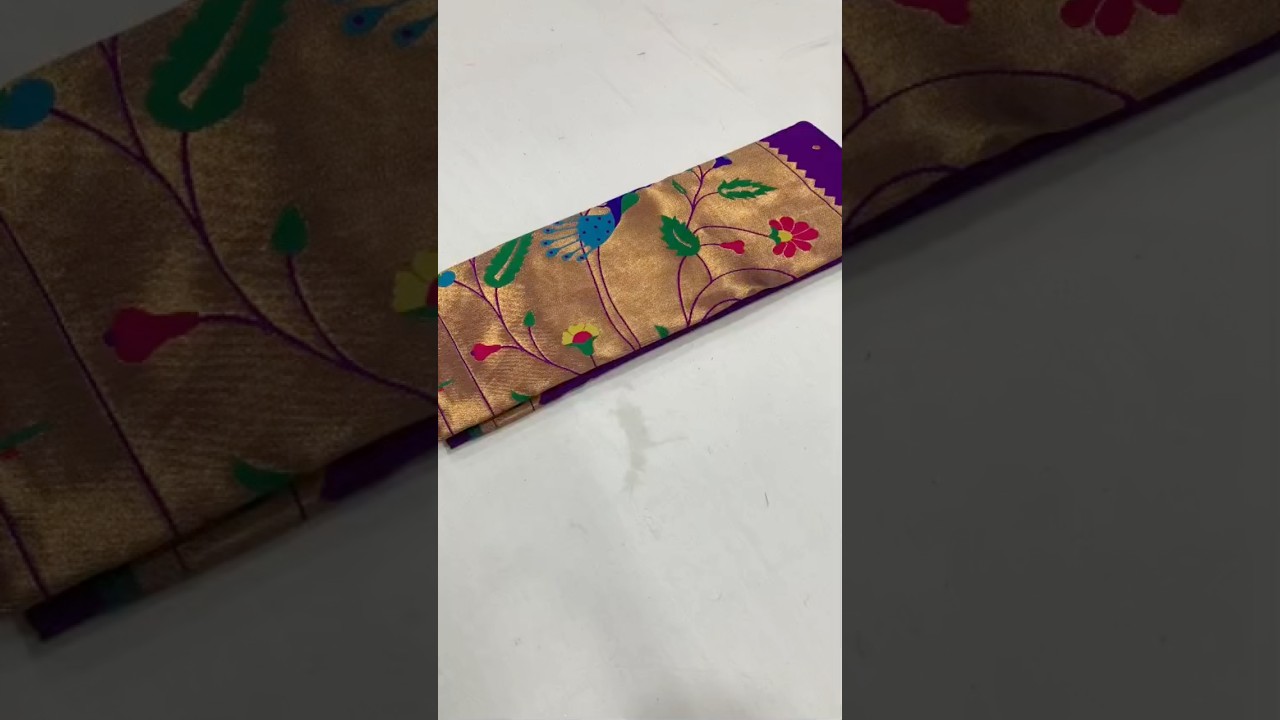Premium Soft Half Half Brocade Paithani Saree