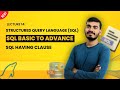 14.SQL Having clause | SQL | Basic to Advance | Hindi