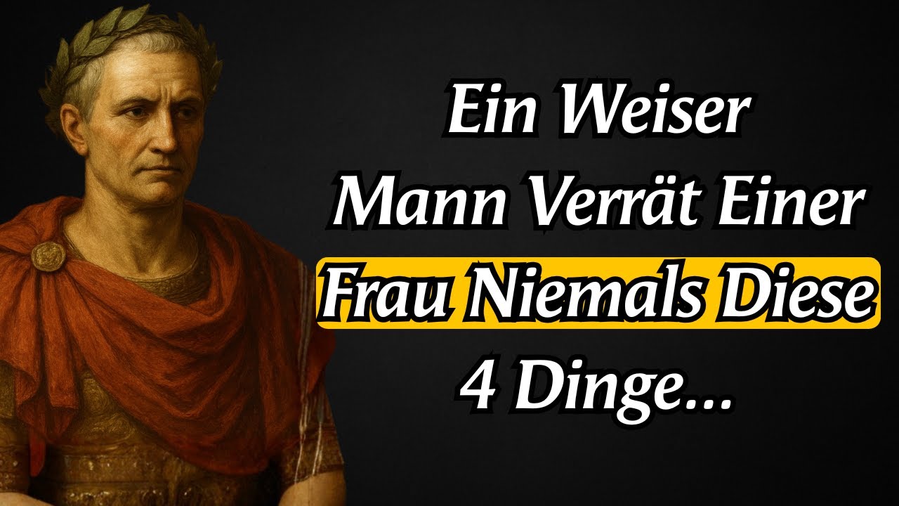 4 Dinge, die ein weiser Mann einer Frau niemals verrät | Zitate von Julius Caesar