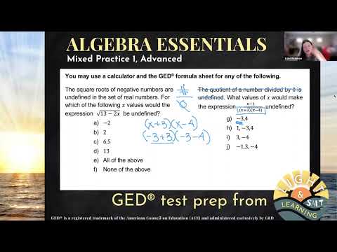 GED® Math: Undefined