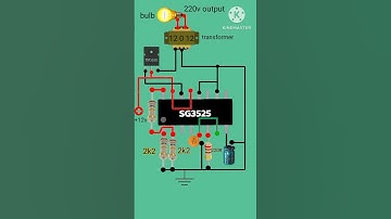 12v to 220v inverter making with ic SG3525