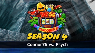 DK64 Randomizer | S4 Tournament Qualifier 15 | Connor75 vs Pysch