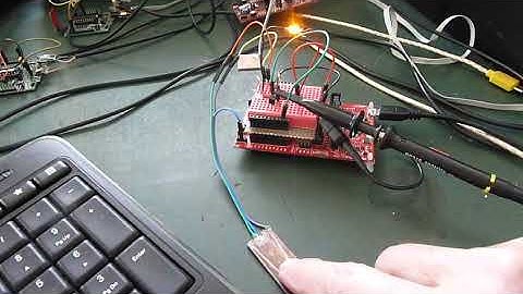 Capacitive touch slider with power led on the MSP430FR5969