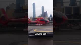 Microflight Aviation ec130 landing at Yarra banks.