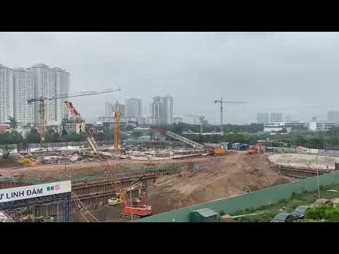 Video Cập nhật tiến độ xây dựng Chung cư Hưng Thịnh Linh Đàm - YouTube