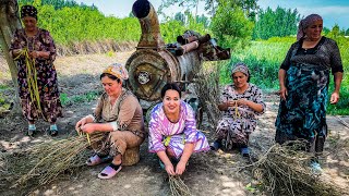 UZBEKISTAN! Woman - COMMANDER! From doll to butterfly! SILK PRODUCTION! Chuchvara