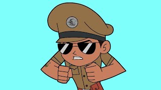 Super Cop Moment Little Singham Cartoon Show Only On Discovery Kids India