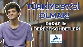 TÜRKİYE 97.'Sİ OLMAK! - Paraf Yayınları ile Derece Sohbetleri | Hangi Üniversite Hangi Bölüm