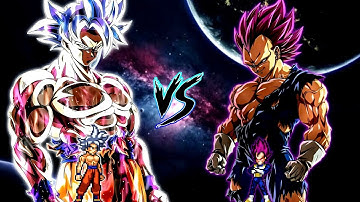Goku MUI DBFZ V5 OP (New) VS Vegeta DBS V2 OP (all form) in Jump Force Mugen