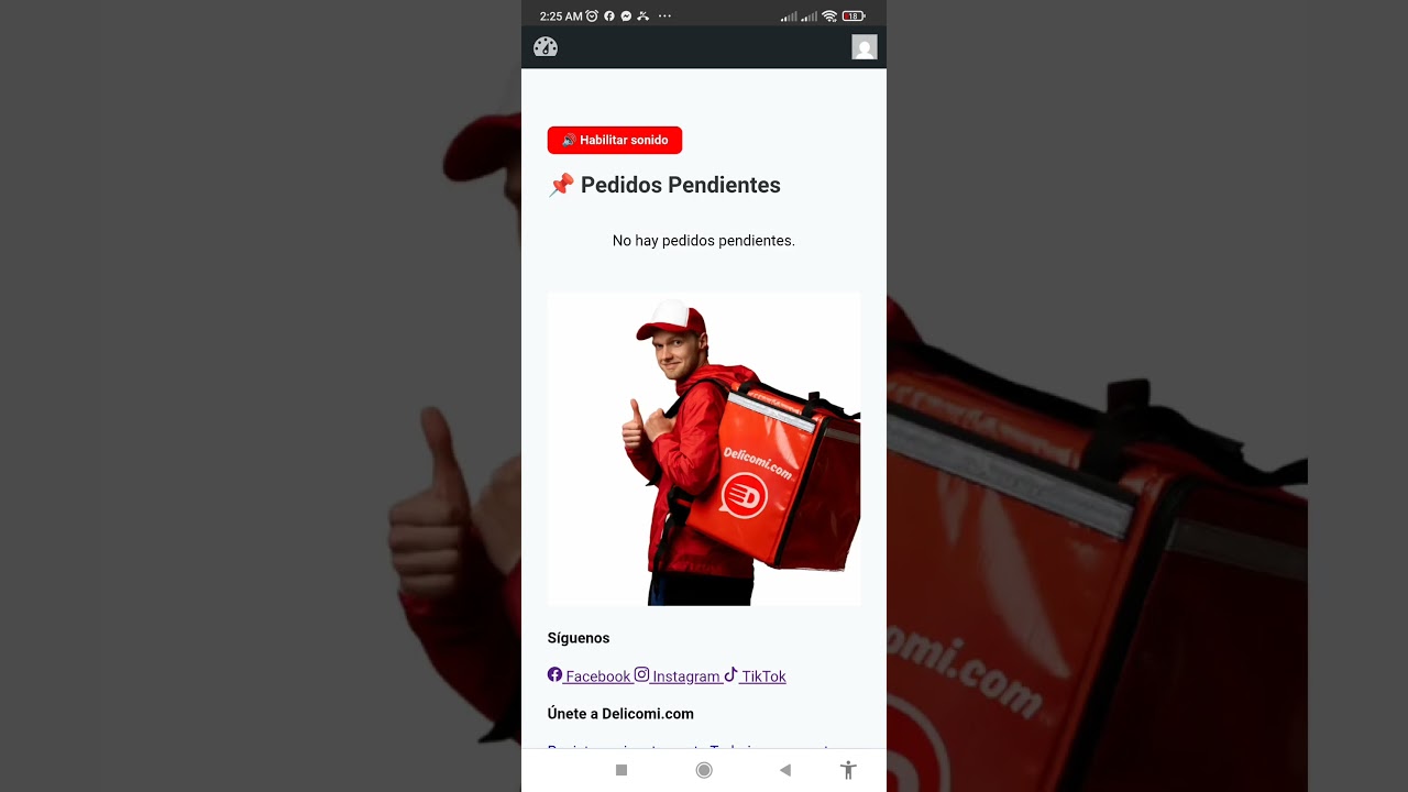 Cómo pedir un delivery en delicomi.com
