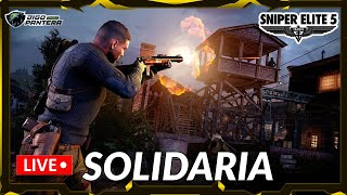 LIVE SOLIDARIA : SNIPER ELITE 5 : MODO AUTENTICO #: 5 PS5