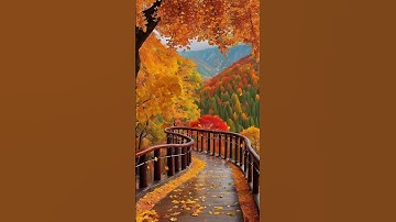 The Perfect Fall #autumn, #trees, #leaves, #nature, #relaxation, #animation, #perfectplace