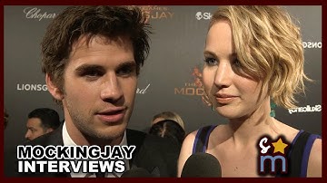 MOCKINGJAY Part 1 Interviews at Cannes - Jennifer Lawrence, Liam Hemsworth