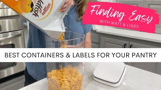 Best Containers and Labels For Your Pantry