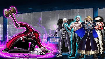 [KOF Mugen] Orochi Iori XIV vs Rugal Bernstein Team