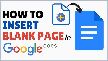 How to Add Blank Page in Google Docs