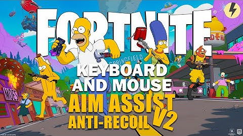 BEST SETTINGS Aim Assist & Anti Recoil Keyboard Mouse  Fortnite New Season  🎮  | config reWASD