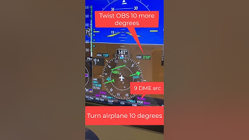 G1000 VOR DME Arc Turn 10 Twist 10 Instrument IFR Pilot Flight Checkride Prep #shorts #aviation #IFR