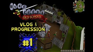 OSRS V-Log/Progression Episode 1 | Tutorial Nostalgia Island