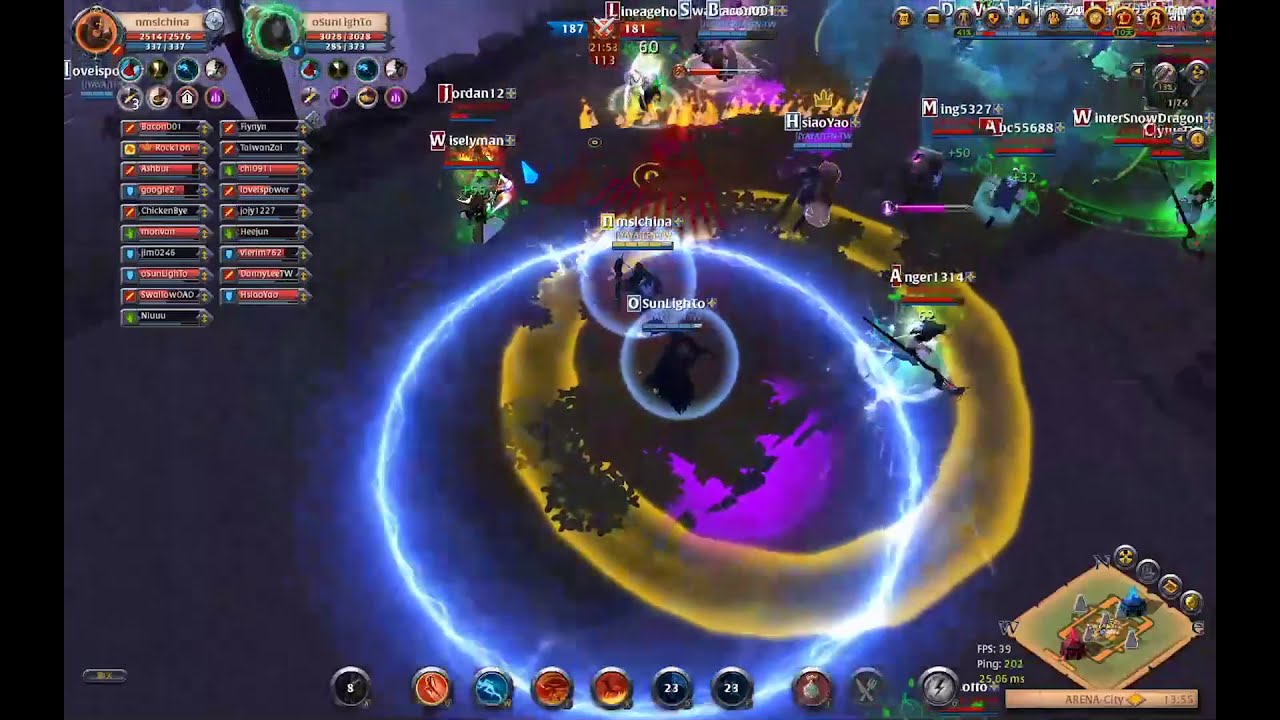 Albiononline 阿爾比恩zvz Tfn Tw v 千雪 血刃視角 前15分鐘 1 2 未完 Youtube