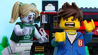 Zombie Train Attack! | LEGO Zombie Apocalypse on a Train | Billy Bricks Stop Motion