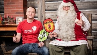 Pickleball Finland meets Santa Claus in Rovaniemi, Lapland, Finland
