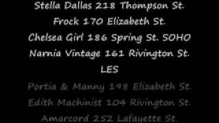 The BEST Boutiques and vintage shopping in New York City!